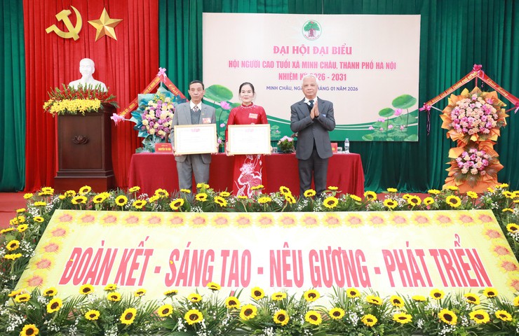 Đại hội đại biểu Hội Người cao tuổi xã Minh Châu, nhiệm kỳ 2026 – 2031: tiếp tục lan tỏa tinh thần "Tuổi cao, gương sáng"- Ảnh 9.