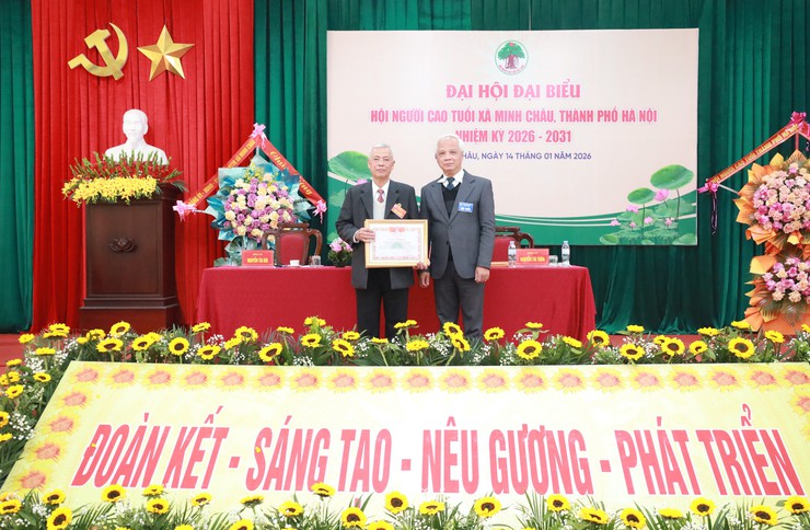 Đại hội đại biểu Hội Người cao tuổi xã Minh Châu, nhiệm kỳ 2026 – 2031: tiếp tục lan tỏa tinh thần "Tuổi cao, gương sáng"- Ảnh 10.