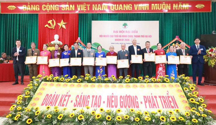 Đại hội đại biểu Hội Người cao tuổi xã Minh Châu, nhiệm kỳ 2026 – 2031: tiếp tục lan tỏa tinh thần "Tuổi cao, gương sáng"- Ảnh 11.