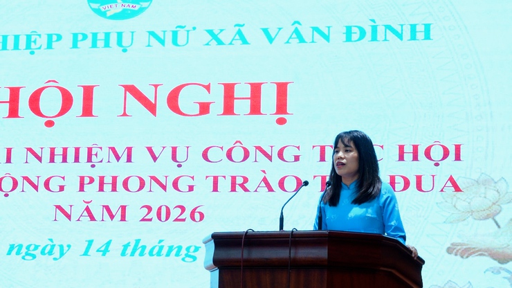 Hội LHPN xã Vân Đình triển khai nhiệm vụ công tác Hội và phong trào Phụ nữ năm 2026- Ảnh 1.