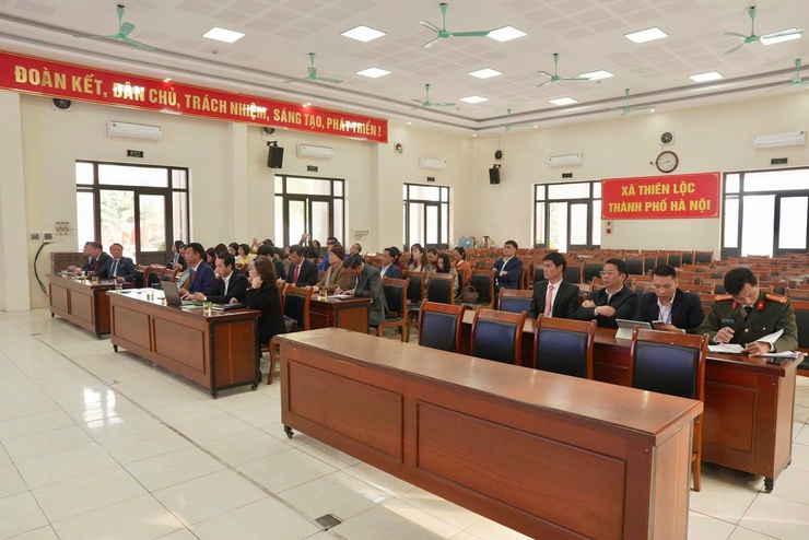 UBBC xã Thiên Lộc tổ chức Hội nghị hướng dẫn hoàn thiện hồ sơ ứng cử đại biểu HĐND xã nhiệm kỳ 2026-2031- Ảnh 1.