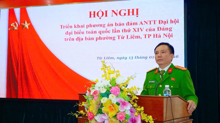 Công an phường Từ Liêm triển khai phương án bảo đảm an ninh, trật tự phục vụ Đại hội XIV của Đảng

- Ảnh 3.
