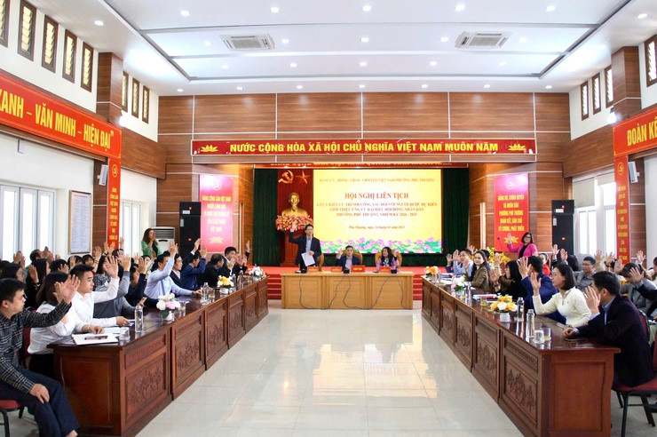 Phường Phú Thượng tổ chức hội nghị liên tịch lấy ý kiến cử tri nơi công tác đối với người được dự kiến giới thiệu ứng cử đại biểu đại biểu Hội đồng Nhân dân phường, nhiệm kỳ 2026 - 2031- Ảnh 9.