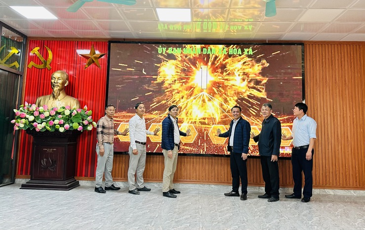 HÒA XÁ PHÁT ĐỘNG XÂY DỰNG NẾP SỐNG VĂN HÓA TRONG LỄ HỘI TRUYỀN THỐNG - Ảnh 2.