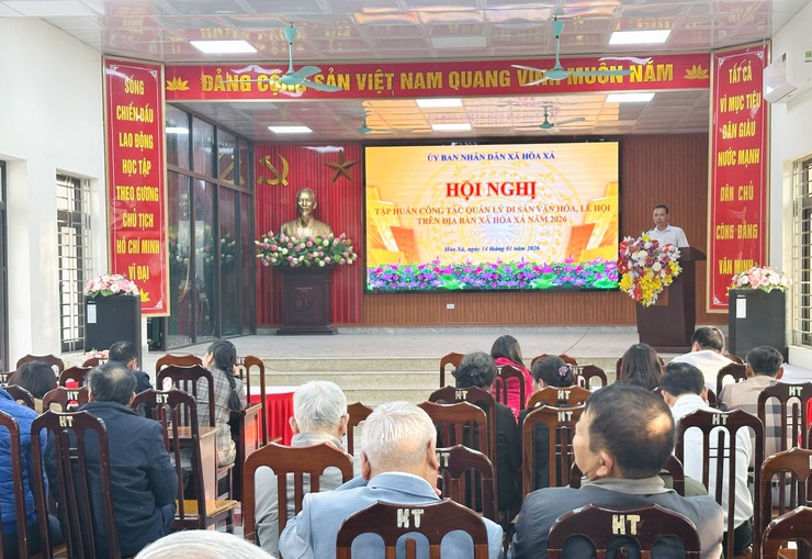 HÒA XÁ PHÁT ĐỘNG XÂY DỰNG NẾP SỐNG VĂN HÓA TRONG LỄ HỘI TRUYỀN THỐNG - Ảnh 6.