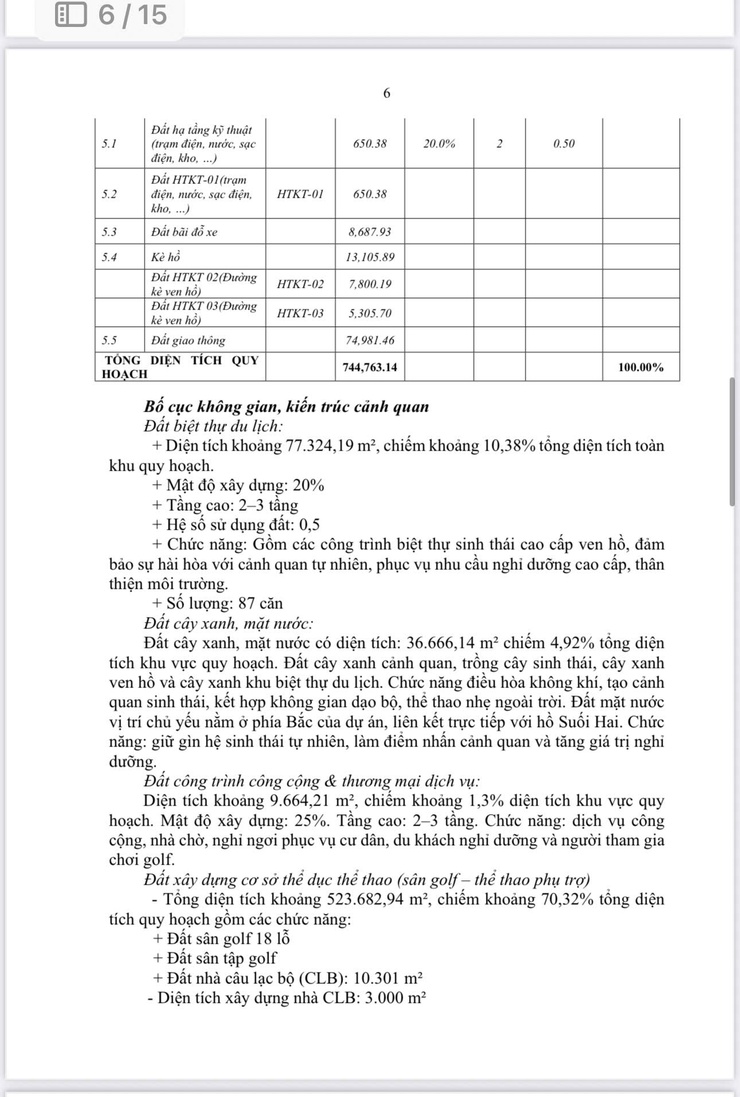 Xã Suối Hai Công bố quy hoạch chi tiết 1/500 - Dự án MHD Suối Hai- Ảnh 7.