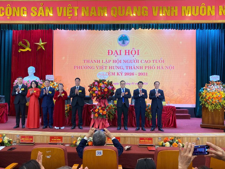 Đại hội thành lập Hội Người cao tuổi phường Việt Hưng  lần thứ I, nhiệm kỳ 2026-2031- Ảnh 2.