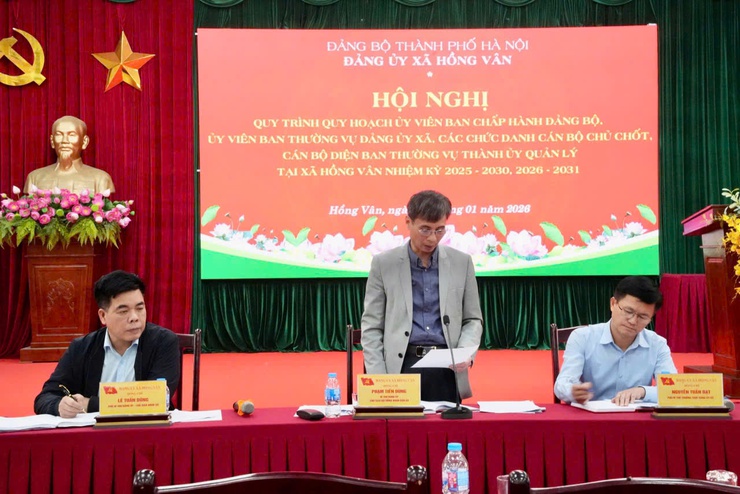 Đảng bộ xã Hồng Vân thực hiện quy trình quy hoạch cán bộ lãnh đạo nhiệm kỳ 2025–2030, 2026–2031.- Ảnh 6.