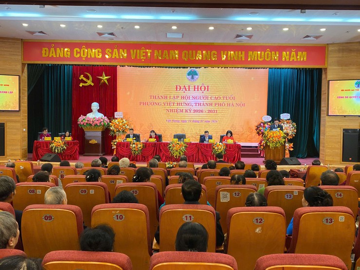 Đại hội thành lập Hội Người cao tuổi phường Việt Hưng  lần thứ I, nhiệm kỳ 2026-2031- Ảnh 9.