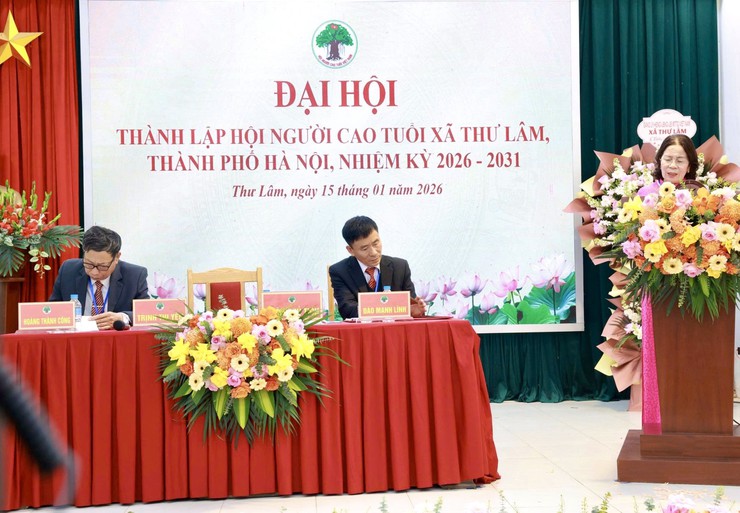 ĐẠI HỘI THÀNH LẬP HỘI NGƯỜI CAO TUỔI XÃ THƯ LÂM LẦN THỨ I, NHIỆM KỲ 2026–2031- Ảnh 7.