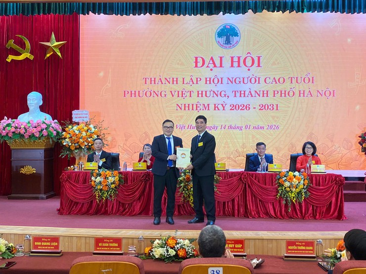 Đại hội thành lập Hội Người cao tuổi phường Việt Hưng  lần thứ I, nhiệm kỳ 2026-2031- Ảnh 4.