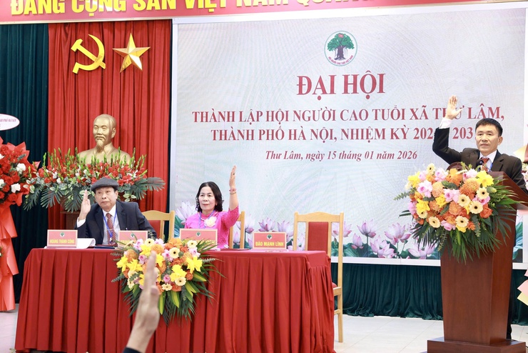 ĐẠI HỘI THÀNH LẬP HỘI NGƯỜI CAO TUỔI XÃ THƯ LÂM LẦN THỨ I, NHIỆM KỲ 2026–2031- Ảnh 9.