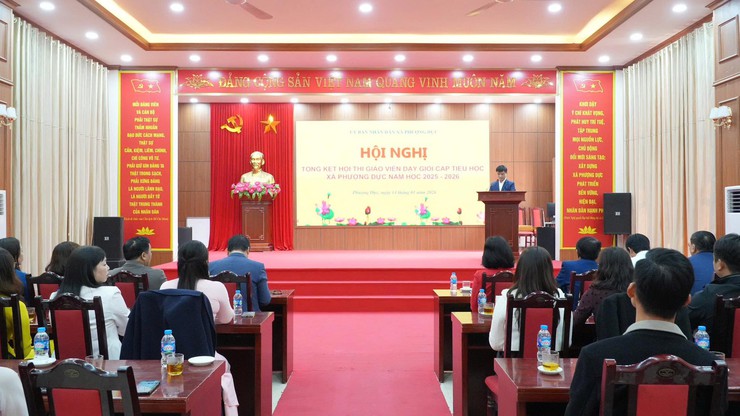 TỔNG KẾT HỘI THI GIÁO VIÊN DẠY GIỎI CẤP TIỂU HỌC XÃ PHƯỢNG DỰC NĂM HỌC 2025-2026- Ảnh 1.