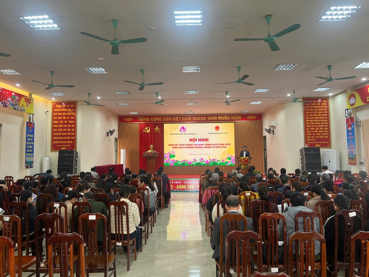 UBND xã Cổ Đô triển khai nhiệm vụ cho vay tín dụng chính sách năm 2026- Ảnh 1.