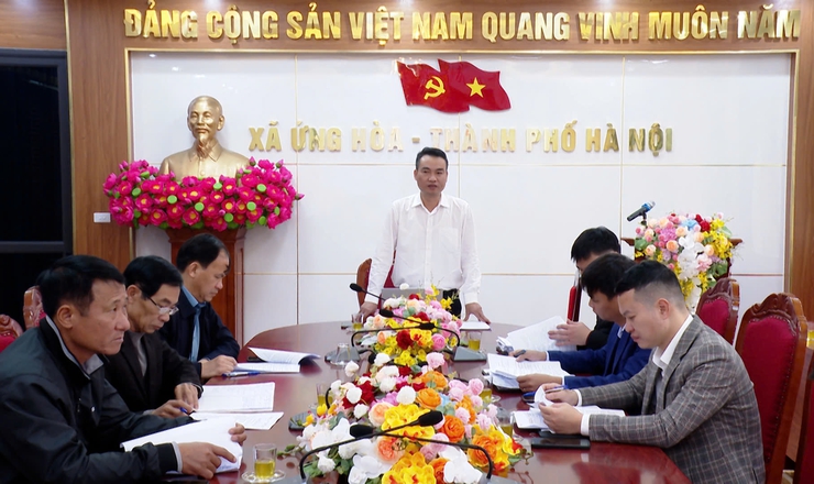 UBND XÃ ỨNG HÒA TRIỂN KHAI KẾ HOẠCH GIẢI PHÓNG MẶT BẰNG VÀ THI CÔNG DỰ ÁN ĐƯỜNG TRỤC PHÍA NAM TỈNH HÀ TÂY (CŨ)- Ảnh 2.