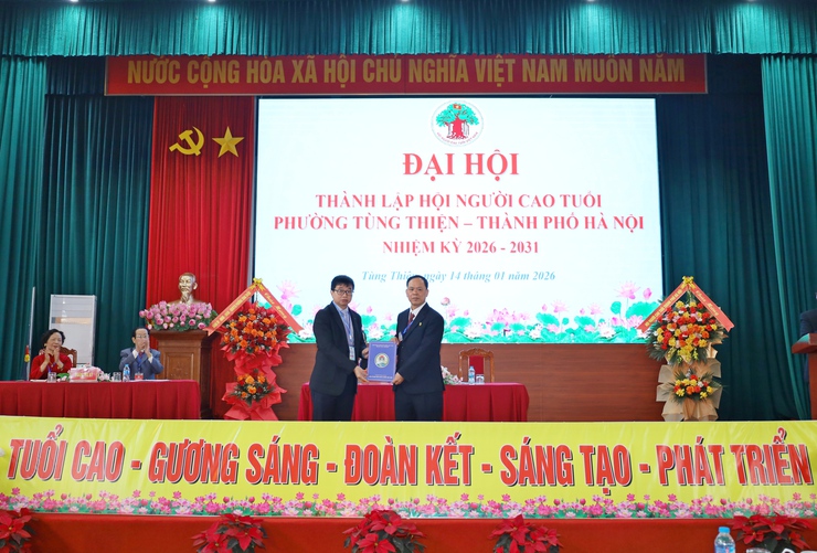 Đại hội thành lập Hội Người cao tuổi phường Tùng Thiện lần thứ I, nhiệm kỳ 2026 – 2031- Ảnh 1.