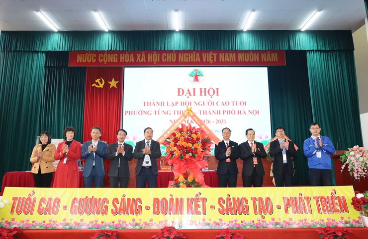 Đại hội thành lập Hội Người cao tuổi phường Tùng Thiện lần thứ I, nhiệm kỳ 2026 – 2031- Ảnh 2.