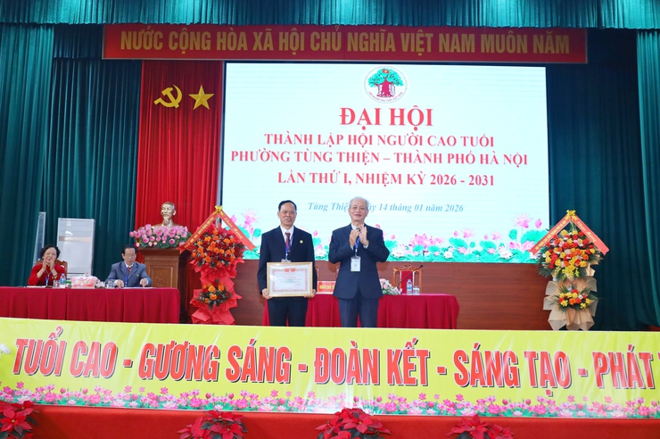 Đại hội thành lập Hội Người cao tuổi phường Tùng Thiện lần thứ I, nhiệm kỳ 2026 – 2031- Ảnh 5.