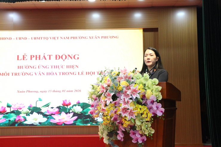 Phường Xuân Phương tổng kết phong trào “Toàn dân đoàn kết xây dựng đời sống văn hóa” năm 2025, phát động thi đua và triển khai công tác mừng thọ năm 2026
- Ảnh 6.