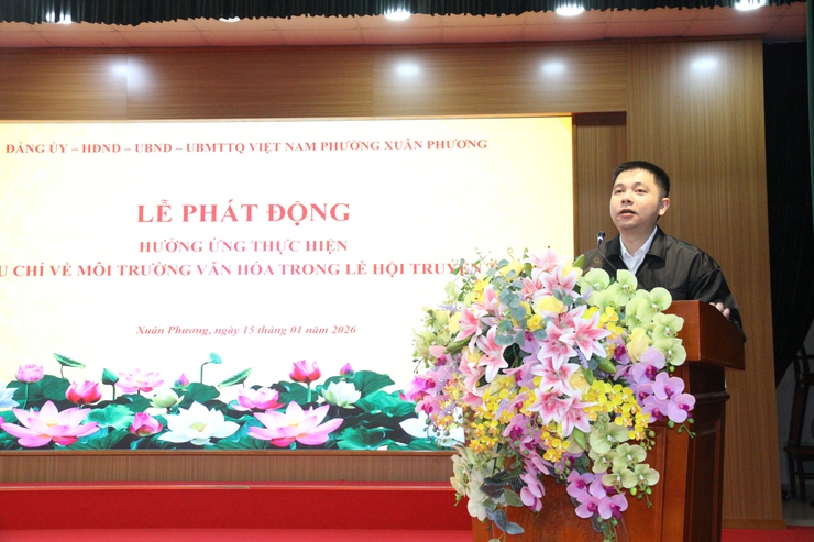 Phường Xuân Phương tổng kết phong trào “Toàn dân đoàn kết xây dựng đời sống văn hóa” năm 2025, phát động thi đua và triển khai công tác mừng thọ năm 2026
- Ảnh 9.