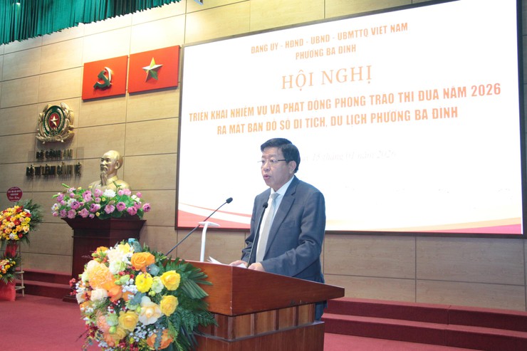 PHƯỜNG BA ĐÌNH PHÁT ĐỘNG PHONG TRÀO THI ĐUA NĂM 2026, KHƠI DẬY KHÁT VỌNG VƯƠN MÌNH TRONG KỶ NGUYÊN MỚI- Ảnh 3.