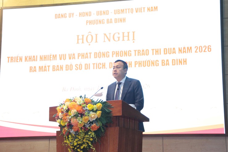 PHƯỜNG BA ĐÌNH PHÁT ĐỘNG PHONG TRÀO THI ĐUA NĂM 2026, KHƠI DẬY KHÁT VỌNG VƯƠN MÌNH TRONG KỶ NGUYÊN MỚI- Ảnh 4.