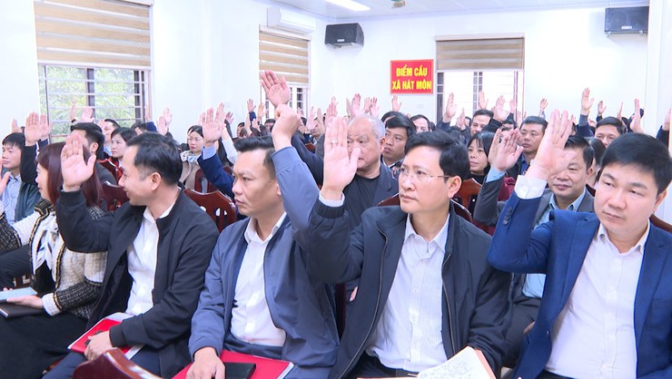 Hát Môn: Hội nghị BCH mở rộng thực hiện giới thiệu người ứng cử đại biểu HĐND xã khóa XXIV, nhiệm kỳ 2026-2031- Ảnh 6.