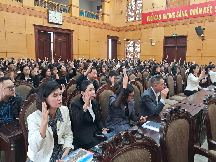 Phường Tây Hồ tổ chức hội nghị lấy ý kiến cử tri nơi công tác đối với người dự kiến ứng cử đại biểu HĐND các cấp nhiệm kỳ 2026 – 2031.- Ảnh 4.