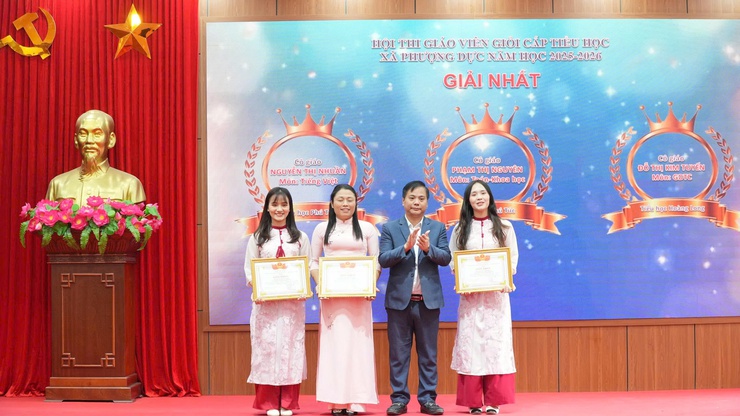 TỔNG KẾT HỘI THI GIÁO VIÊN DẠY GIỎI CẤP TIỂU HỌC XÃ PHƯỢNG DỰC NĂM HỌC 2025-2026- Ảnh 4.