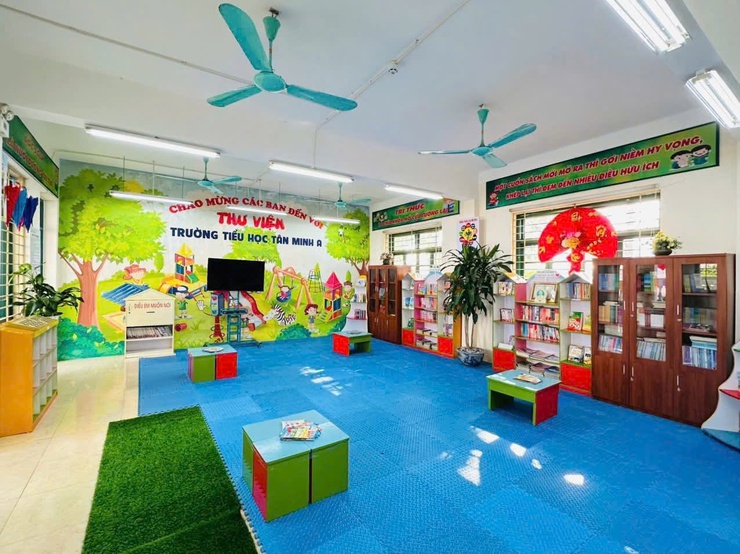 ĐOÀN CÔNG TÁC CỦA SỞ GIÁO DỤC-ĐÀO TẠO HÀ NỘI VỀ LÀM VIỆC TẠI TRƯỜNG TIỂU HỌC TÂN MINH A- Ảnh 3.