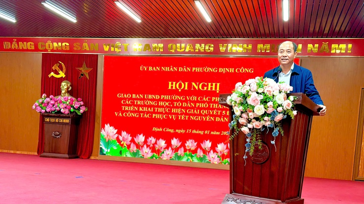 Phường Định Công: Mạnh tay gỡ "điểm nghẽn" đô thị, chuẩn bị diện mạo mới đón Tết Bính Ngọ 2026- Ảnh 2.