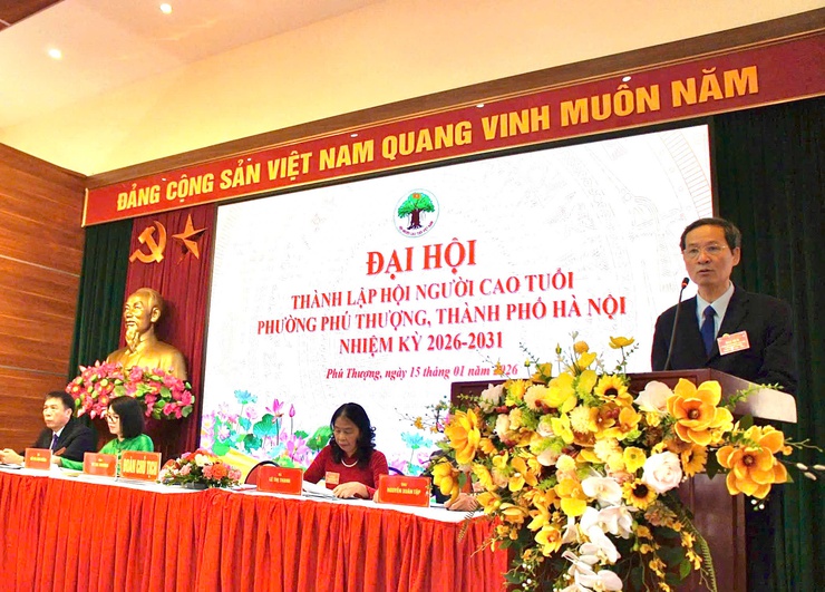 Đại hội thành lập hội người cao tuổi Phường Phú Thượng – dấu mốc quan trọng trong công tác người cao tuổi- Ảnh 8.