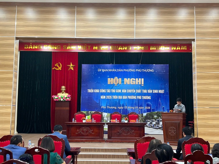 Phường Phú Thượng triển khai công tác thu gom, vận chuyển rác thải sinh hoạt giai đoạn 2026 – 2030- Ảnh 2.