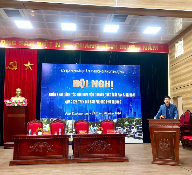 Phường Phú Thượng triển khai công tác thu gom, vận chuyển rác thải sinh hoạt giai đoạn 2026 – 2030- Ảnh 5.