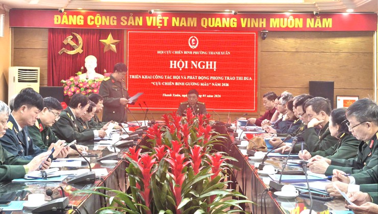 Hội Cựu chiến binh phường Thanh Xuân triển khai công tác Hội và phát động phong trào thi đua “Cựu chiến binh gương mẫu” năm 2026- Ảnh 2.