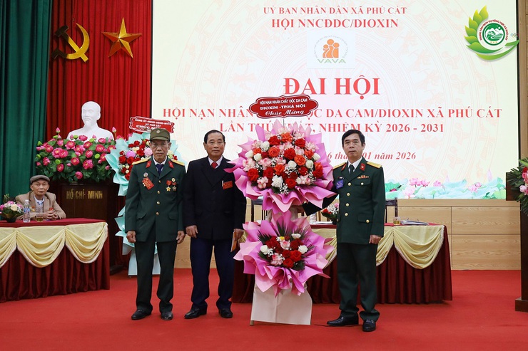 Hội Nạn nhân chất độc da cam/Dioxin xã Phú Cát tổ chức Đại hội lần thứ nhất, nhiệm kỳ 2026–2031- Ảnh 1.