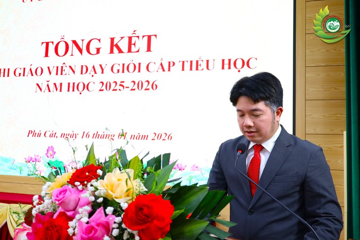 UBND xã Phú Cát tổng kết Hội thi Giáo viên dạy giỏi cấp Tiểu học năm học 2025 – 2026- Ảnh 9.