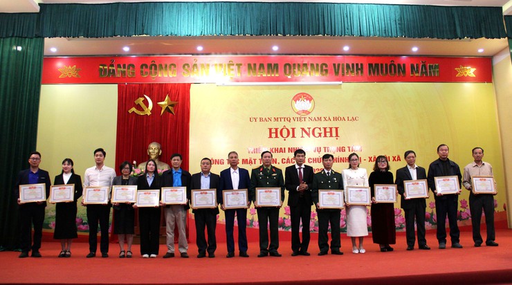 Ủy ban MTTQ Việt Nam xã Hòa Lạc triển khai nhiệm vụ trọng tâm công tác Mặt trận và các tổ chức chính trị – xã hội năm 2026- Ảnh 6.