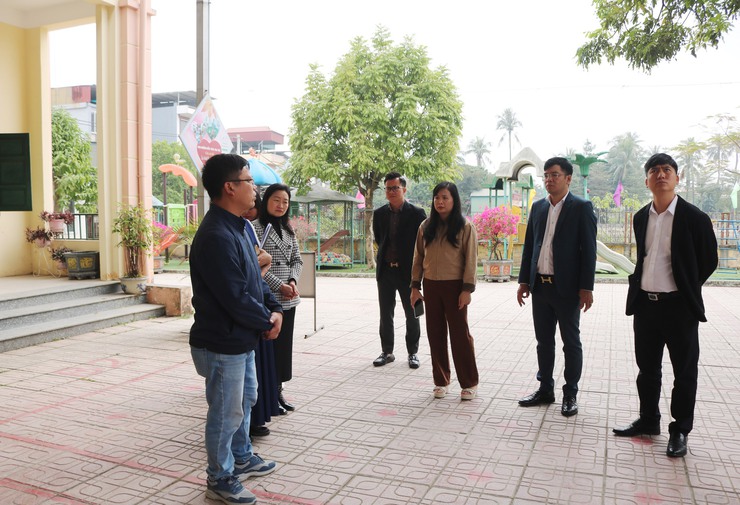 Đồng chí Phó Chủ tịch UBND xã Quốc Oai khảo sát, chỉ đạo công tác chuẩn bị kiểm định chất lượng giáo dục, công nhận trường đạt chuẩn quốc gia năm 2026- Ảnh 17.