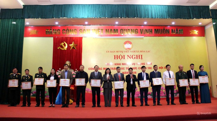 Ủy ban MTTQ Việt Nam xã Hòa Lạc triển khai nhiệm vụ trọng tâm công tác Mặt trận và các tổ chức chính trị – xã hội năm 2026- Ảnh 7.