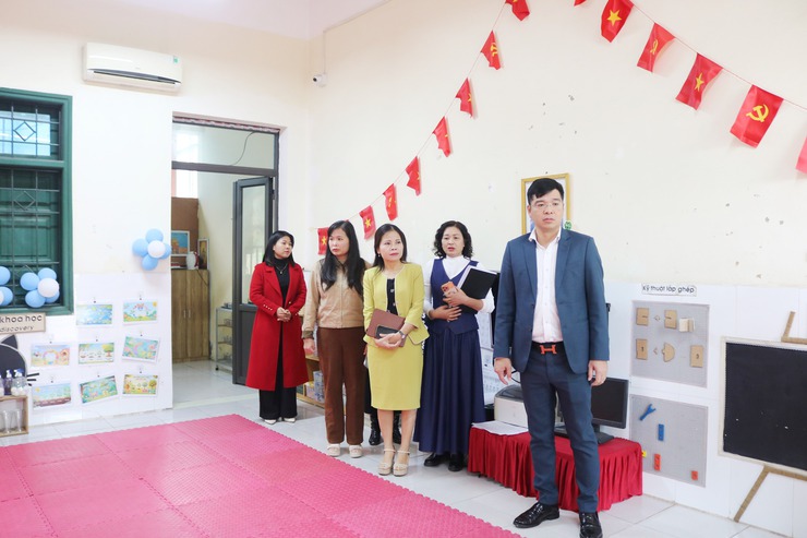 Đồng chí Phó Chủ tịch UBND xã Quốc Oai khảo sát, chỉ đạo công tác chuẩn bị kiểm định chất lượng giáo dục, công nhận trường đạt chuẩn quốc gia năm 2026- Ảnh 20.