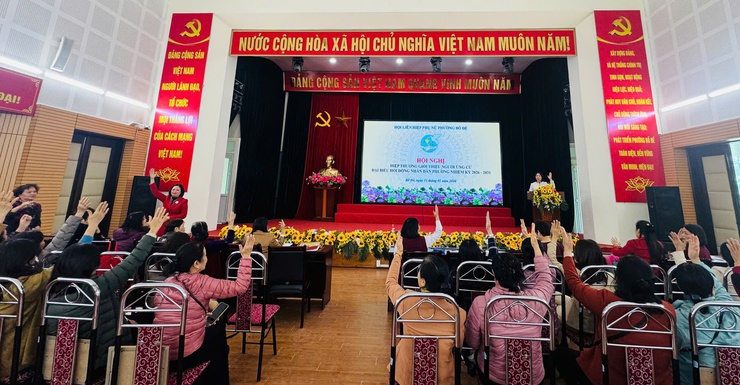 Hội Liên hiệp phụ nữ phường Bồ Đề tổ chức Hội nghị hiệp thương giới thiệu người tham gia ứng cử Hội đồng nhân dân phường nhiệm kỳ 2026 - 2031 - Ảnh 3.