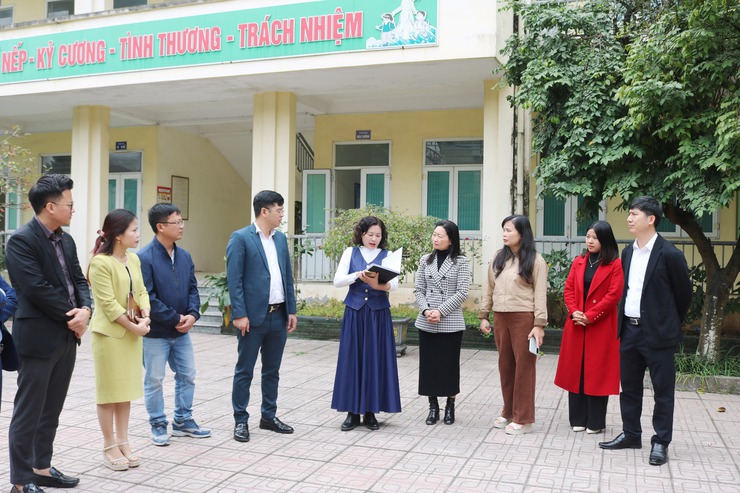 Đồng chí Phó Chủ tịch UBND xã Quốc Oai khảo sát, chỉ đạo công tác chuẩn bị kiểm định chất lượng giáo dục, công nhận trường đạt chuẩn quốc gia năm 2026- Ảnh 21.