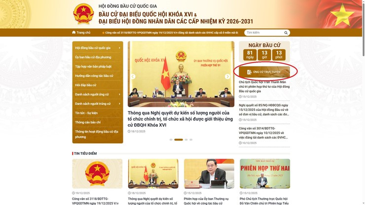 Hướng dẫn nộp hồ sơ và tích hợp thông tin đơn ứng cử, tiểu sử tóm tắt trên Cổng thông tin điện tử của Hội đồng bầu cử Quốc gia- Ảnh 2.