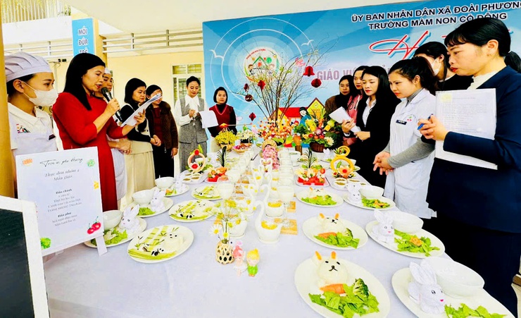 Trường Mầm non Cổ Đông tổ chức Hội thi “Nhân viên nuôi dưỡng giỏi” cấp trường năm học 2025–2026- Ảnh 2.