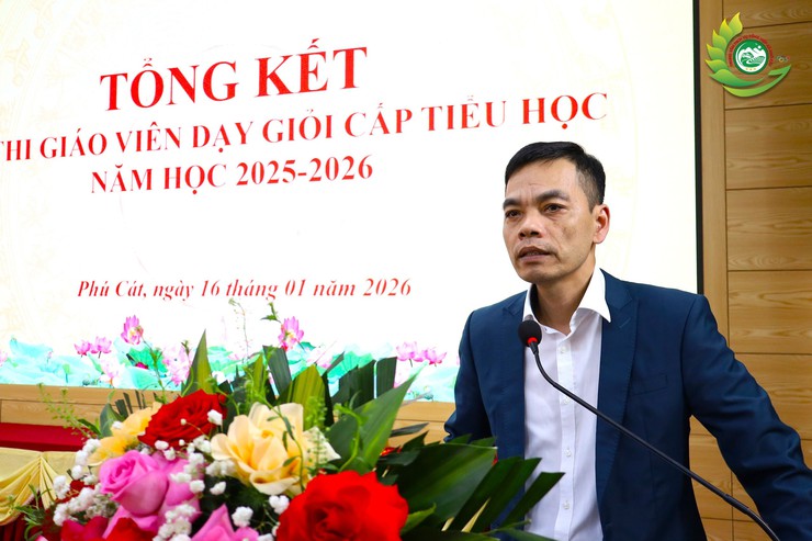 UBND xã Phú Cát tổng kết Hội thi Giáo viên dạy giỏi cấp Tiểu học năm học 2025 – 2026- Ảnh 3.