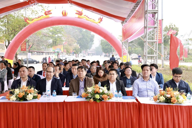 Lễ khởi công dự án xây dựng tuyến đường từ đường gom Quốc lộ 3 (mới) xã Thư Lâm đi phường Phù Khê, tỉnh Bắc Ninh- Ảnh 16.