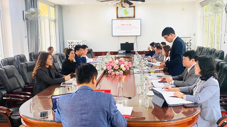 Thường trực Đảng ủy xã Hòa Lạc nghe báo cáo kết quả thực hiện 03 nghị quyết trọng tâm- Ảnh 2.