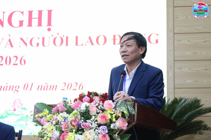 CƠ QUAN ĐẢNG ỦY XÃ HƯNG ĐẠO TỔ CHỨC HỘI NGHỊ CÁN BỘ, CÔNG CHỨC, NGƯỜI LAO ĐỘNG NĂM 2026- Ảnh 8.