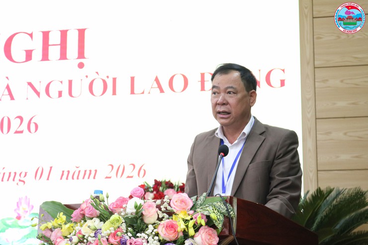 CƠ QUAN ĐẢNG ỦY XÃ HƯNG ĐẠO TỔ CHỨC HỘI NGHỊ CÁN BỘ, CÔNG CHỨC, NGƯỜI LAO ĐỘNG NĂM 2026- Ảnh 4.